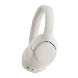 QCY H3 Ασύρματα/Ενσύρματα Over Ear Ακουστικά - Λευκό ακουστικα πλαϊνή όψη