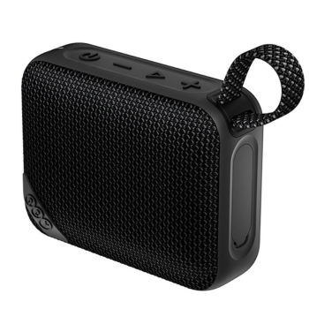 QCY SP2 Αδιάβροχο Ηχείο Bluetooth 5W - Μαύρο με διάρκεια μπαταρίας έως 17 ώρες