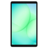 Samsung Galaxy Tab A11 σε ασημί χρώμα μπροστά όψη με ενεργή οθόνη