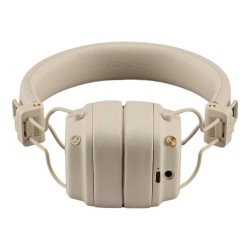 Marshall Major V Ασύρματα / Ενσύρματα On Ear Ακουστικά - Μπεζ με 100 ώρες λειτουργίας και quick charge με κλειστές κάψες