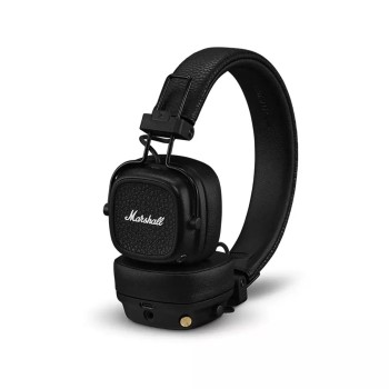 Marshall Major V Ασύρματα / Ενσύρματα On Ear Ακουστικά - Μαύρο με 100 ώρες λειτουργίας και quick charge