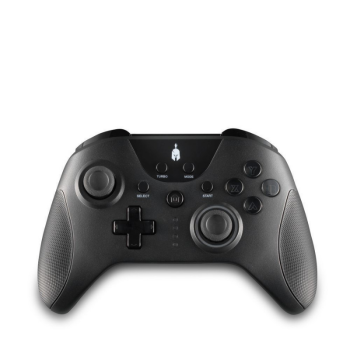 Spartan Gear Mora 3 Ασύρματο Gamepad για PC / Switch σε μαύρο χρώμα μπροστά όψη
