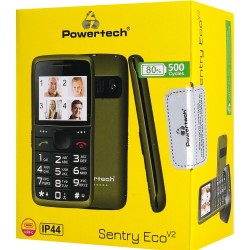 Powertech Sentry Eco V2 (PTM-42) Dual SIM - Χακί κουτί συσκευασίας