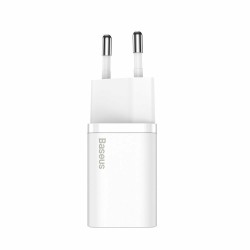 Baseus Super Si 1C Φορτιστής Χωρίς Καλώδιο με Θύρα USB-C 25W - Λευκό ιδανικό για γρήγορη φόρτιση