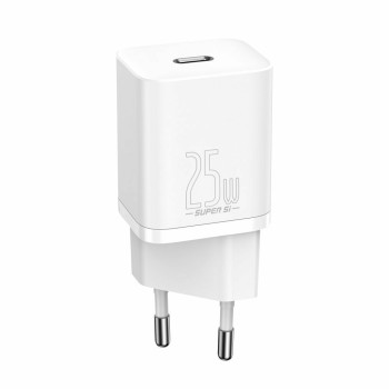 Baseus Super Si 1C Φορτιστής Χωρίς Καλώδιο με Θύρα USB-C 25W - Λευκό ιδανικό για γρήγορη φόρτιση