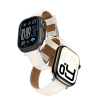 AmazingThing Λουράκι Δερμάτινο για Apple Watch 44/45/46mm/Ultra 49mm - Μπεζ λουρακι σε συσκευή