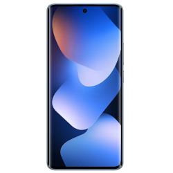 Xiaomi Redmi Note 15 5G NFC Dual Sim - Glacier Blue μπροστά όψη με ενεργή οθόνη