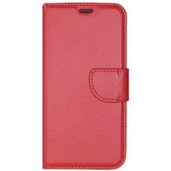 Θήκη flip με υποδοχή καρτών και δυνατότητα STAND για Xiaomi Redmi Note 15 - Κόκκινο