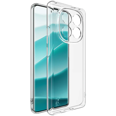 Θήκη TPU Ultra Clear για Xiaomi Redmi Note 15 Pro 5G - Διάφανο πίσω όψη και φορεμένη σε συσκευή
