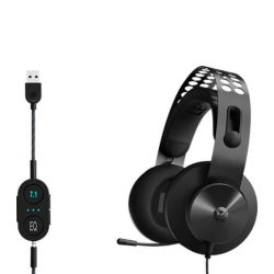 Lenovo Legion H500 Pro 7.1 Ενσύρματα Over Ear Gaming Headset με σύνδεση 3.5mm / USB - Γκρι συνδεσιμότητα usb/3.5mm