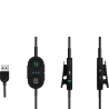 Lenovo Legion H500 Pro 7.1 Ενσύρματα Over Ear Gaming Headset με σύνδεση 3.5mm / USB και κουμπιά λειτουργίας Γκρι