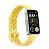 Huawei Band 9 Αδιάβροχο με Παλμογράφο - Lemon Yellow με ασημί καντράν και κίτρινο λουράκι