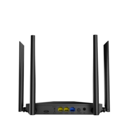 Netis MW5360 Cat.4 4G Mobile Router - Μαύρο πίσω όψη με διαθέσιμες θύρες