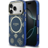 Guess Iml Peony Dot MagSafe Back Cover Θήκη για iPhone 17 Pro - Blue Guess Iml Peony Dot MagSafe Back Cover Θήκη για iPhone 17 Pro - Blue