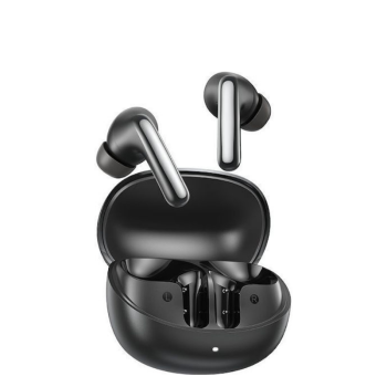 QCY MeloBuds N60 Bluetooth Handsfree Ακουστικά με Θήκη Φόρτισης - Μαύρο ανοιχτή θήκη φόρτισης με ακουστικά