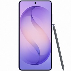 Samsung Galaxy S26 Ultra 5G Dual SIM Cobalt Violet μπροστά όψη με ενεργή οθόνη 6,9" και πενάκι