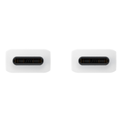 Samsung USB 2.0 Καλώδιο USB-C male - USB-C 1.8m (EP-DX510JWEGWW) - Λευκό  βύσματα