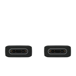 Samsung USB 2.0 Καλώδιο USB-C male - USB-C 1m (EP-DA705BBEGWW) Bulk - Μαύρο βύσματα