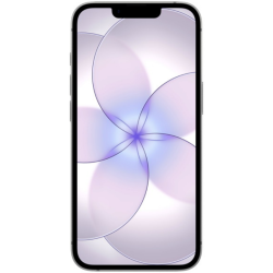 Apple iPhone 17e - White μπροστά και πίσω όψη με ενεργή οθόνη 6,1"