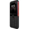Nokia 5310 (2020) Dual SIM Κινητό με Κουμπιά με Ελληνικό Μενού - Black/Red μπροστά όψη με ενεργή οθόνη