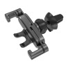 Wozinsky WCHBK7 Βάση Κινητού Αυτοκινήτου με Ρυθμιζόμενα Άγκιστρα - Μαύρο κλειστή βάση και βραχίονας για αεραγωγό