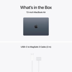 Apple MacBook Air 15.3" M5 Liquid Retina Display - Midnight περιεχόμενα συσκευασίας