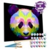 Splat Planet Σετ Ζωγραφικής με Αριθμούς "Panda" σε Καμβά με Τελάρο 30x40cm Splat Planet Σετ Ζωγραφικής με Αριθμούς "Panda" σε Καμβά με Τελάρο 30x40cm