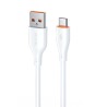 WK WDC-67m Regular USB 2.0 to micro USB Cable 12W 1m - Λευκό