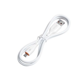 WK WDC-67m Regular USB 2.0 to micro USB Cable 12W 1m - Λευκό