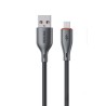 WK WDC-67m Regular USB 2.0 to micro USB Cable 12W 1m - Μαύρο