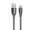 WK WDC-67m Regular USB 2.0 to micro USB Cable 12W 1m - Μαύρο