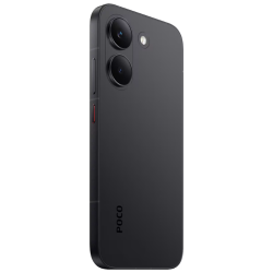 Xiaomi Poco X8 Pro NFC 5G Dual Sim - Black πίσω όψη με διπλή πίσω κάμερα Sony 50MP και κουμπιά λειτουργίας