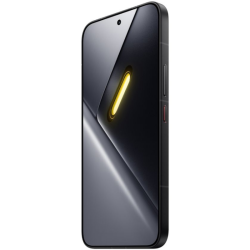 Xiaomi Poco X8 Pro Max NFC 5G Dual Sim - Black μπροστά όψη με ενεργή οθόνη AMOLED 6.83" και κουμπιά λειτουργίας