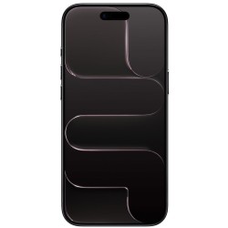 Apple iPhone Air - Space Black μπροστά όψη με ενεργή οθόνη