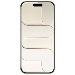 Apple iPhone Air - Gold μπροστά όψη με ενεργή οθόνη