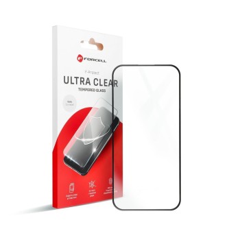 Forcell Ultra Clear Glass για Apple iPhone 17 Pro Max / iPhone 16 Pro Max προϊόν με κουτί συσκευασίας