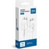 Blue Star M15C Ενσύρματα In-Ear Ακουστικά Type-C (DAC) με Μικρόφωνο 1.2m - Λευκό