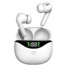 Blue Star T60 In-ear Bluetooth Handsfree Ακουστικά με Θήκη Φόρτισης - Λευκό ακουστικά εκτός της θήκης φόρτισης