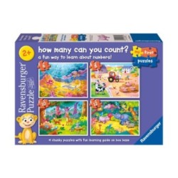 Ravensburger Puzzle: Τα Πρώτα Μου Παζλ (6/8/10/12) - Πόσα Μετράς? (12004065)