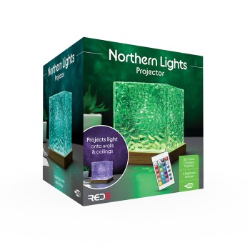 Red5 Northern Lights Projector RGBW Προβολέας Φωτισμού με Τηλεχειριστήριο κουτί συσκευασίας