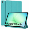 Θήκη Trifold Smart View και πίσω TPU για Samsung Galaxy A11+ - Γαλάζιο