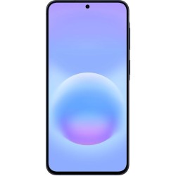 Samsung Galaxy A57 5G - Awesome Navy μπροστά όψη με ενεργή οθόνη 6,7"