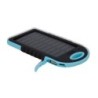 Ηλιακό Power Bank Setty 5000mAh με 2x Θύρες USB-A, Φακό LED & Πιστοποίηση IP66 Γαλάζιο