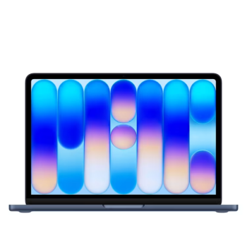 Apple MacBook Neo 13" Retina Display (A18 Pro/8GB/256GB SSD) - Indigo με ενεργή οθόνη και πληκτρολόγιο