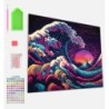 Splat Planet Σετ Diamond Painting "Great Wave" σε Καμβά με Τελάρο 30x40cm