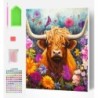Splat Planet Σετ Diamond Painting "Highland Cow" σε Καμβά με Τελάρο 30x40cm