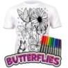 Splat Planet Πλενόμενο T-Shirt Ζωγραφικής "Butterflies" με Μαρκαδόρους 3-4 Ετών Splat Planet Πλενόμενο T-Shirt Ζωγραφικής "Butterflies" με Μαρκαδόρους 3-4 Ετών