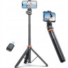 Tech-Protect L03s Selfie Stick Τρίποδο Κινητού Bluetooth - Λευκό Selfie Stick και τρίποδο