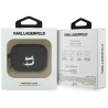 Karl Lagerfeld Choupette Head Θήκη Σιλικόνης με Γάντζο για Apple AirPods Pro 3 - Μαύρο κουτί συσκευασίας