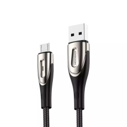 Joyroom S-M41 Regular USB 2.0 to micro USB Cable 2m - Μαύρο κατάλληλο για φόρτιση και μεταφορά δεδομένων